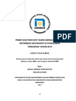 Pemetaan Penyakit Diare Berbasis Sistem Informasi Geografis Di Puskesmas Tengaran Tahun 2016