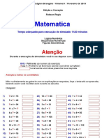 Simulado Matematica-1