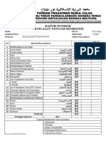 Raport Pondok Baru Kls 8 PTS 2019-2020