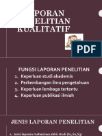 Laporan Penelitian Kualitatif