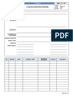 Modelo Plan de Auditorías Internas v.01