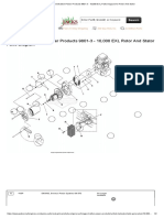 Briggs and Stratton Power Products 9801-3 - 10,000 EXL Parts Diagram For Rotor and Stator