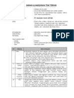 Saran Masukan Pt. MHL