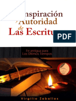 La Inspiración y Autoridad de Las Escrituras - Virgilio Zaballos