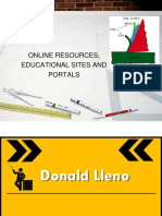 Onlineresources, Educsitesandportals