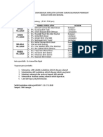 Jadual Latihan Olahraga