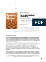 La Rentabilidad Del Marketing PDF