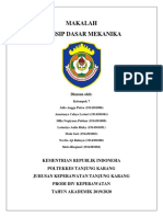 Makalah Prinsip Dasar Mekanika KELOMPOK 7