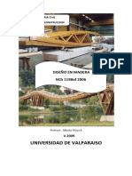 Diseño en madera Universidad de Valparaiso