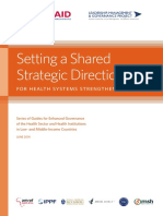 2015 08 MSH Setting Shared Strategic Direction Health Systems Strengthening