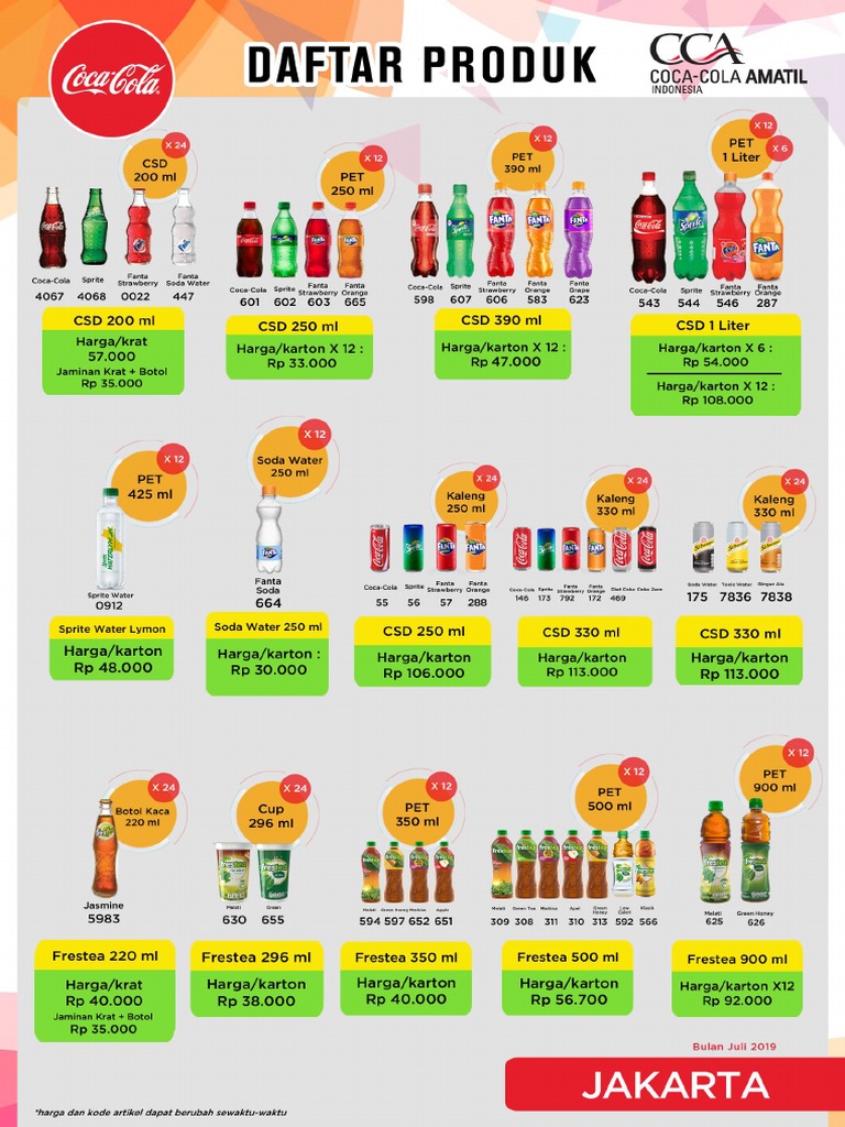 Katalog Coca Cola | PDF