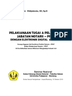Makalah Pelaksanaan Tugas & Pelayanan Jab Notaris - PPAT DGN Pelaksanaan Elektronik Digital