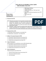 RPP Kelas XI Teknik Permesinan CNC KD 3.3