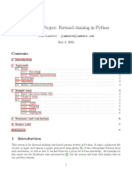Forward Chaining in Python