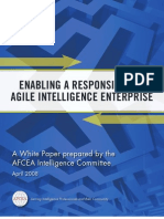 Enabling A Responsive and Agile Intelligence Enterprise: A White Paper Prepared by The AFCEA Intelligence Committee