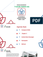 ANALISA RASIO KEUANGAN PT KALBE (AHRIHAD S) Present