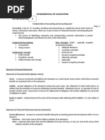 Lecture 1 - Fundamentals and Accounting Cycle