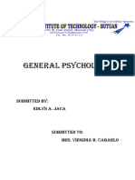 General Psychology