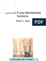 Common Fuzzy Membership Functions