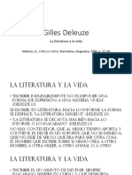 Gilles Deleuze, La Literatura y La Vida MAHM