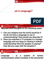 What Is Language