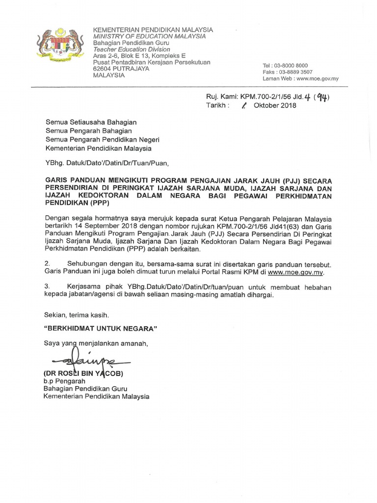 Garispanduanpjj4102018bpg 1 Pdf Pdf