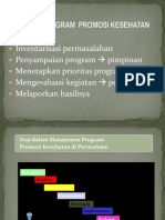 LANGKAH PROGRAM  PROMOSI KESEHATAN