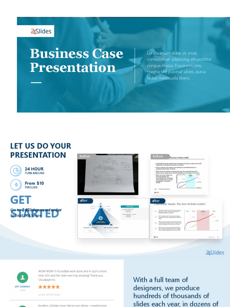Business Case Presentation Template | PDF | Business