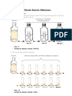 Diseño Batería Diluciones