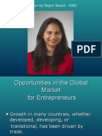 Opportunities in the Global Market for Entrepreneurs FINAL
