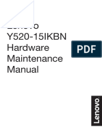 Manual service laptop Lenovo legion Y520