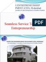 Centre For Entrepreneurship DEVELOPMENT (CED), Hyderabad: Seamless Service Towards Entrepreneurship