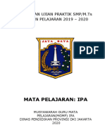PANDUAN UJIAN PRAKTEK IPA SMP DKI JAKARTA 2019-2020