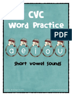 CVC Word Practice Activity PDF