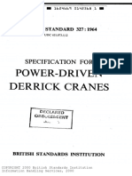 BS 327-Power Driven Derrick Cranes PDF