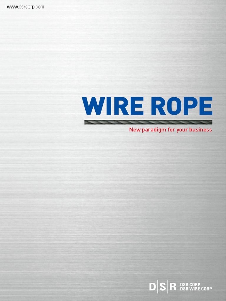 DSR Wire Rope PDF
