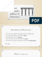 Four Principles Pillars of Democracy
