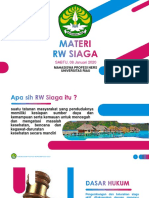 Materi RW Siaga