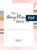 Uang Planner A4 PDF
