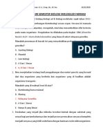 Soal Ujian Akhir Semester Biologi Molekuler Farmasi