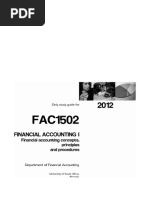 Unisa Accounting Fin - Acc 001 - 2012 PDF