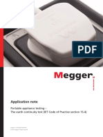 Megger PAT Testers The-Earth-Continuity Application Note