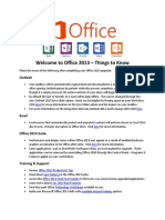 Welcome To Office 2013 - Things To Know PDF