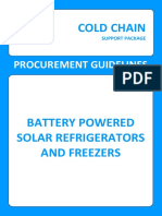 Battery Powered Solar Refrigerators and Freezers Oct 28 2014 PDF