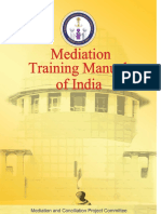 Mediation training MANUAL OF INDIA