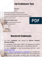 Lal Test (Endotoxin)