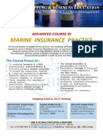 ADVANCED COURSE IN MARINE INSURANCE PRACTICES