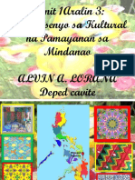 Arts Y1 Aralin 3 Mga Disenyo Sa Kultural Na Pamayanan Sa Mindanao
