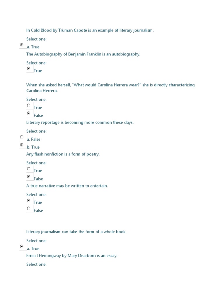 Humss 123 Week 1 20 1.0 | PDF | Creative Nonfiction | Essays