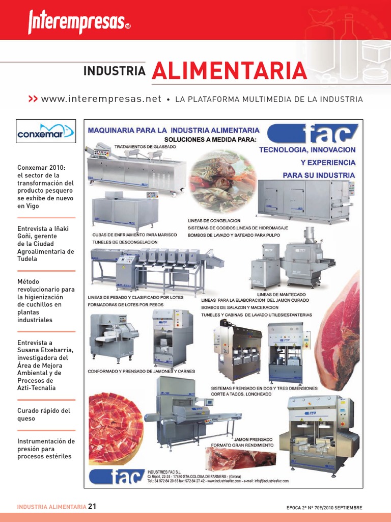 Maquinarias y Equipos en La Industria Alimentaria PDF